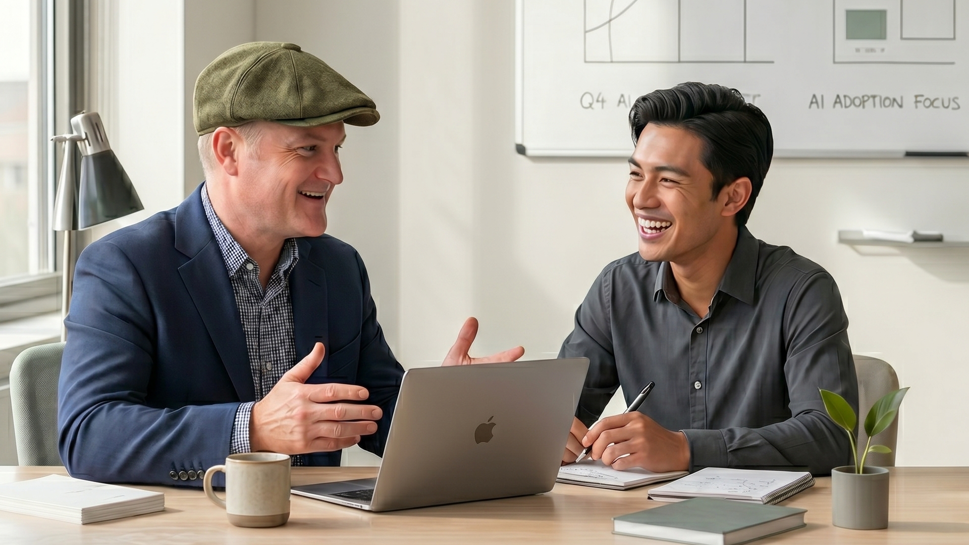 Clay mentoring a developer through an AI-native product roadmap